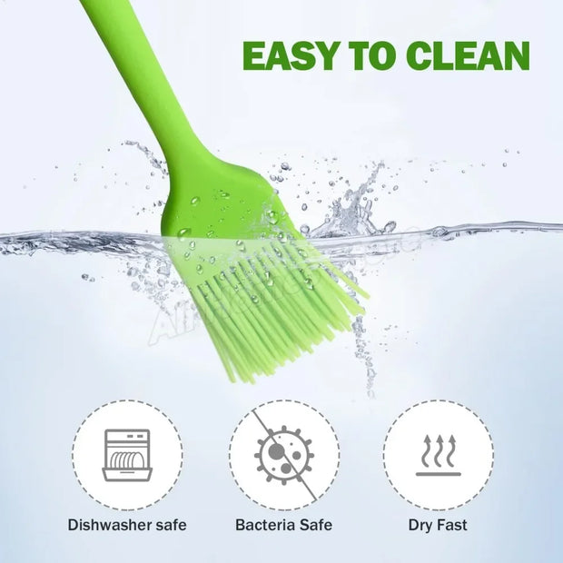 5/3/2/1pcs Silicone Kitchen Brush Basting Pastry Brush